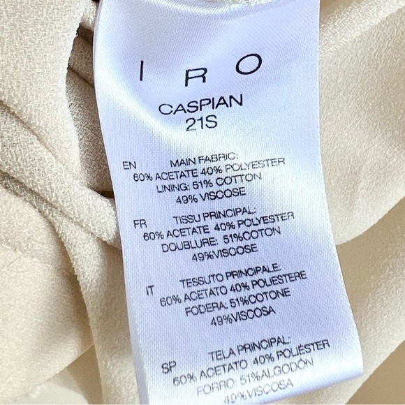 IRO Paris Caspian cream jumpsuit FR 34 / US 2 - Picture 13 of 14